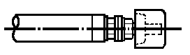 キャップ碍子取り付け図