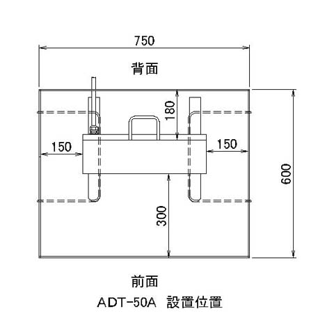 ストーブガード平面図