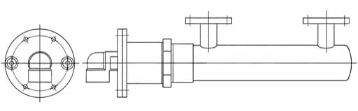 IN・OUTフランジ式