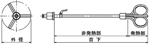 各部寸法概略図（詳細は下図参照））