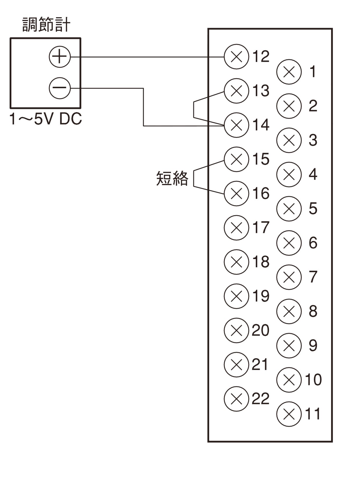 電圧信号入力